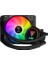 Gamdıas 120MM Aura GL120 Rgb Sıvı Soğutmalı AM5-1700P Işlemci Fanı 1