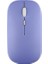 Casper Via S48 8" Uyumlu Kablosuz Bluetooth Şarj Edilebilir Mini Q Klavye Mouse Seti - Mor 3