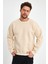 Bej Sweatshirt, Oversize Sweatshirt, Erkek Sweatshirt 5