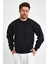 Siyah Sweatshirt, Oversize Sweatshirt, Erkek Sweatshirt 2