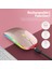 Rose Gold Rgb Şarjlı Kablosuz 1600DPI Işıklı Kablosuz Mouse Bwm6 2