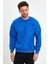 Saks Mavi Sweatshirt, Oversize Sweatshirt, Erkek Sweatshirt 2