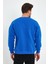 Saks Mavi Sweatshirt, Oversize Sweatshirt, Erkek Sweatshirt 5