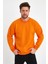 Turuncu Sweatshirt, Oversize Sweatshirt, Erkek Sweatshirt 4