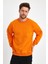 Turuncu Sweatshirt, Oversize Sweatshirt, Erkek Sweatshirt 5