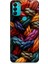 General Mobile GM21 Plus Uyumlu Pastel Renkli Düğüm Ipler Desenli Silikon Kılıf 1