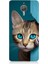 General Mobile Gm5 Plus Uyumlu Mavi Gözlü Masum Kedi Desenli Silikon Kılıf 1