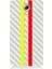 General Mobile Discovery 4g Uyumlu Sarı Kırmızı Metal Motif Desenli Silikon Kılıf 1