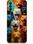 General Mobile GM21 Plus Uyumlu Sevimli Köpekler Desenli Silikon Kılıf 1