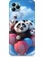 General Mobile GM21 Uyumlu Sevimli Pana Ailesi Uçan Balon Desenli Silikon Kılıf 1