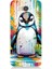 General Mobile Gm8 Uyumlu Sevimli Penguen Desenli Silikon Kılıf 1