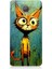 General Mobile Gm5 Plus Uyumlu Meraklı Şapşik Kedi Desenli Silikon Kılıf 1