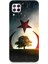 Huawei P40 Lite Uyumlu Göktürkçe Türk ve Ağaç Bayrak Desenli Silikon Kılıf 1