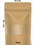 8,5X14,5 Kraft pencereli Kilitli Doypack 50 Adet 1