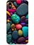 Apple iPhone Xs Uyumlu Artx Kırmızı Doğa Taşlar Desenli Silikon Kılıf 1