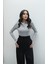 Gri Patlı Basic Bluz 1