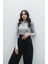 Gri Patlı Basic Bluz 2