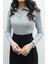 Gri Patlı Basic Bluz 3