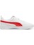 Rickie Puma Erkek Spor Ayakkabı Beyaz Kırmızı 3