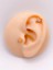 Cerrahi Çelik Zirkon Taşlı Devil (Şeytan) Figürlü Kıkırdak Helix Tragus 1 Adet Piercing 2