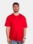 Unisex %100 Pamuk Oversize Sıfır Yaka Kısa Kollu T-Shirt 1