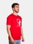 Unisex %100 Pamuk Standart Kesim Sıfır Yaka Kısa Kollu Beyaz Atatürk Baskılı T-Shirt 1