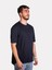 Unisex %100 Pamuk Oversize Sıfır Yaka Kısa Kollu T-Shirt 2