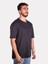 Unisex %100 Pamuk Oversize Sıfır Yaka Kısa Kollu T-Shirt 1