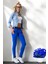Mavi Dar Paça Pantolon - Slimfit - Düşük Bel 1