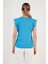 Pamuklu Bisiklet Yaka Kolsuz T Shirt Bayan T SHİRT 5864019 6