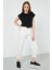 Bisiklet Yaka % 100 Pamuk Basic Tshirt Kadın Tshirt 5864121 4