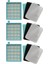 Philips FC8470 FC8471 FC8472 FC8473 FC8474 Için 3 Kit Hepa Filtre (Yurt Dışından) 1
