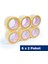 67 mm x 100 mt Şeffaf Koli Bandı Hotmelt Red 12 Adet 2
