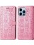 Iphone 13 Için Promax Deri Karikatür Hayvanlar Flip Telefon Kılıfı (Yurt Dışından) 1