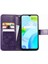 Realme C30 Dört Yapraklı Yonca Flip Için Zarif Iş Deri Telefon Kılıfı (Yurt Dışından) 3