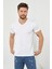 Erkek V Yaka Slim Fit T-Shirt 1