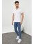 Erkek V Yaka Slim Fit T-Shirt 2