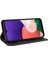 Samsung Galaxy A22 5g Için Koruyucu Manyetik Folio Cüzdan Pu Deri Telefon Kılıfı (Yurt Dışından) 5