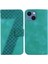 Iphone 15 Için Kart Yuvası Fonksiyonu Kabartmalı Desen Cüzdan Flip Telefon Kılıfı (Yurt Dışından) 1