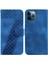 Iphone 12 Için Pro Max Kart Yuvası Fonksiyonu Kabartmalı Desen Flip Telefon Kılıfı (Yurt Dışından) 1