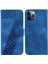 Iphone 12 Için Pro Flip Folio Kabartmalı Desen Cüzdan Pu Telefon Kılıfı (Yurt Dışından) 1