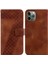 Iphone 11 Için Pro Kabartmalı Desen Pu Deri Kart Yuvası Cüzdan Telefon Kılıfı (Yurt Dışından) 1