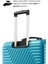 Suitcase Abs 3'lü Petrol Yeşili Lüx Valiz Seyahat Seti 600.21-SET 4