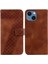 Iphone 15 Için Artı Kart Yuvası Fonksiyonu Pu Deri Flip Folio Telefon Kılıfı (Yurt Dışından) 1