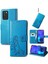 Infinix Not 10 Pro Zarif Iş Dört Yapraklı Yonca Flip Case Için Telefon Kılıfı (Yurt Dışından) 2