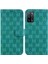 Oppo A16/A16S/A54S Kart Tutucu Çift 8 Kabartmalı Kickstand Için Telefon Kılıfı (Yurt Dışından) 1