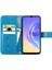 Vivo V21E 5g Için Dört Yapraklı Yonca Kısa Kayış Deri Çevirin Telefon Kılıfı (Yurt Dışından) 5