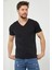 Erkek V Yaka Slim Fit T-Shirt 5