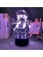 LED Gece Lambası Anime Gurren Lagann Nia Teppelin Çocuklar Için Yatak Odası Dekorasyon Gece Lambası Doğum Günü Hediyesi Odası Dekor Manga 3D Lamba (Yurt Dışından) 1