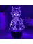 3D LED Gece Işığı Lambası Genshin Darbe Akrilik LED Lamba Oyunu Çocuk Yatak Odası Dekor Çocuklar (Yurt Dışından) 1